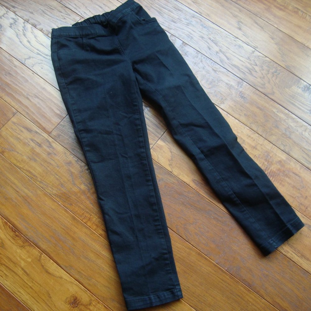 Karen Scott Pull On Pants Stretch Black size PS